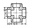 위조된 강관 이음쇠 육 머리 마개 ANSI B16.11 ASTM B564 UNS N10665