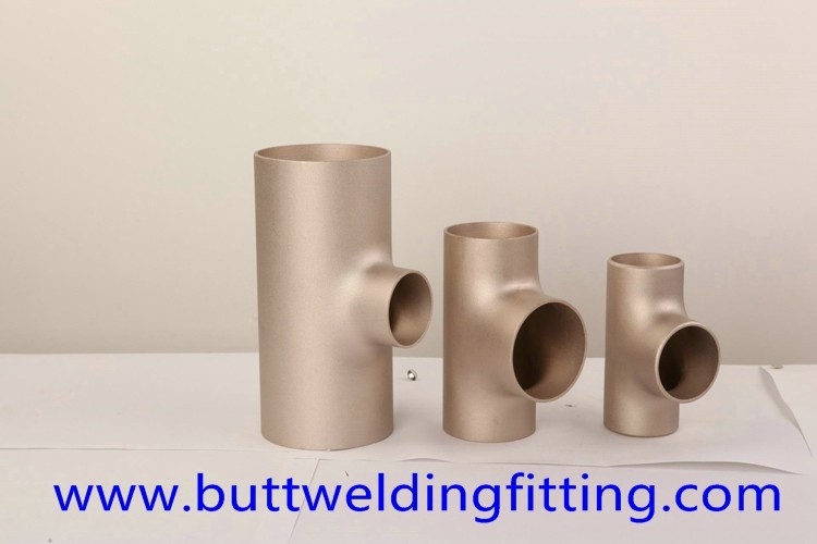 Pipe Fittings Copper Nickel 90/10 Reducer Tee ASME B16.9 1'' SCH40