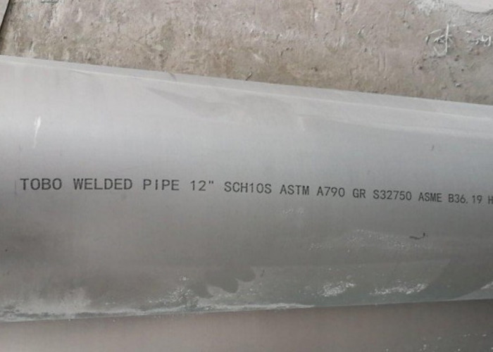 SEAMLESS PIPE SLR, ASME B36,19M, GR S32750, ASTM A790 NPS 2 INCH SCH 40S 6M/LENGTH), SUPER DUPLEX STAINLESS STEEL PIPE