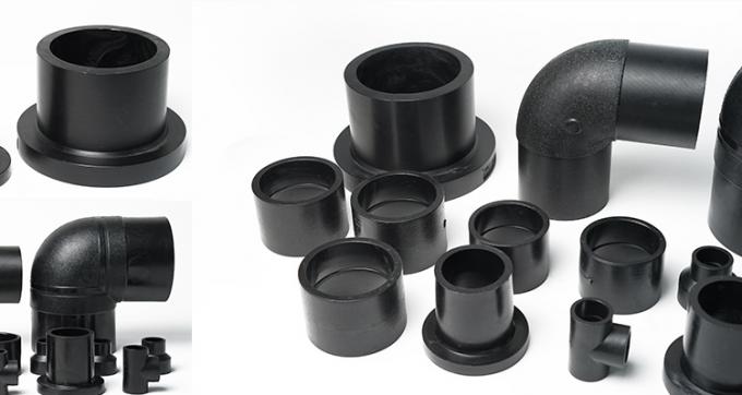 HDPE 똑바른 연결관 4 인치 25mm 맞대기 용접 소켓 용접 Pn16 HDPE 관 이음쇠 0