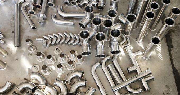 제조업체 위생 SS304 트라이 클램프 / 맞대기 용접 동심 감속기 편심 감속기 파이프 피팅 4