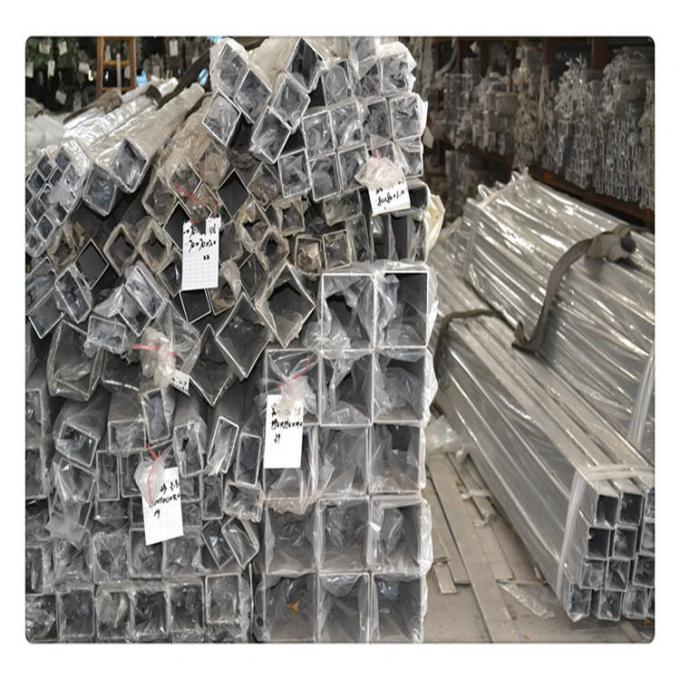 에 대한 최신 회사 뉴스 ASTM 316 스테인레스 스틸 이음매없는 사각형 직사각형 파이프 강관  5