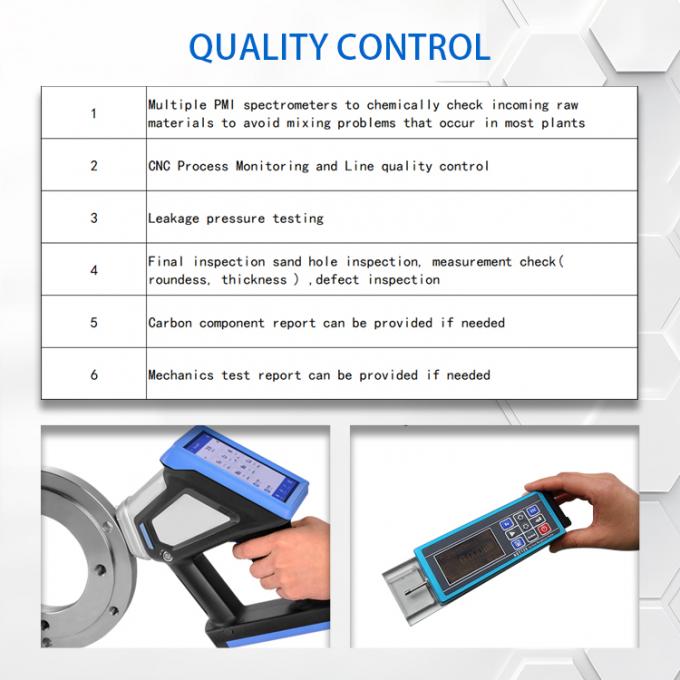 스테인레스 스틸 고온 부트 용접 파이프 픽팅 파이프 결합을 위한 스터브 끝 9