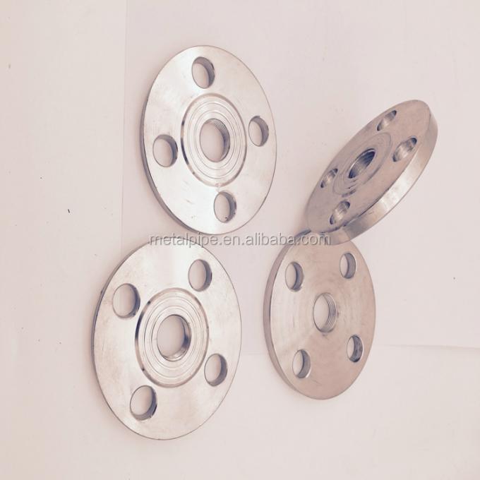 1-1/2 "TH RF 150LB 스테인리스 스틸 플랜지 슬립 316L 상승 얼굴 TH 플랜지 ANSI B16.5 스레드 플랜지 2