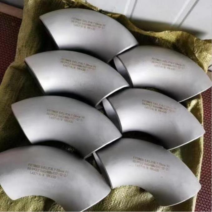 CuNi 90/10 팔꿈치 짧은 반지름 45 팔꿈치 짧은 반지름 EHN 9603/600s 5.5mm 5mm DN 600 CuNi10Fe1.6 Mn 2