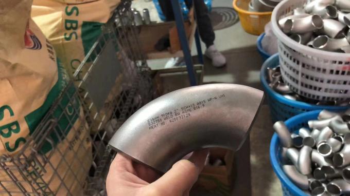 CuNi 90/10 팔꿈치 짧은 반지름 45 팔꿈치 짧은 반지름 EHN 9603/600s 5.5mm 5mm DN 600 CuNi10Fe1.6 Mn 0