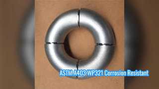 ASTM A403 WP321 180도 복귀 굴곡 NACE 준수