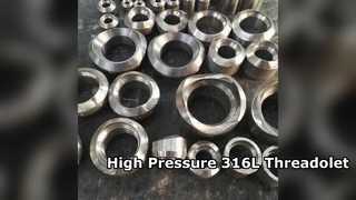프리미엄 316L 스테인레스 스틸 Threadolet ASME 인증