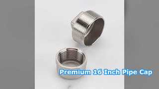 ASTM A403 WP304 스테인레스 스틸 파이프 캡 16인치 Sch 120
