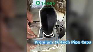 ASTM A403 WP304 스테인레스 스틸 파이프 캡 16인치 Sch120