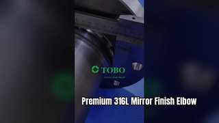 프리미엄 316L 스테인레스 스틸 팔꿈치 거울 마감