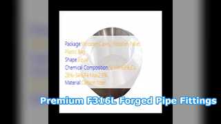 프리미엄 F316L 스테인레스 스틸 단조 파이프 피팅
