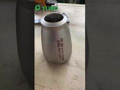 ASME B16.9 스테인레스 스틸 동심 리듀서 304/316L 이음매 없는 맞대기 용접 파이프 피팅
