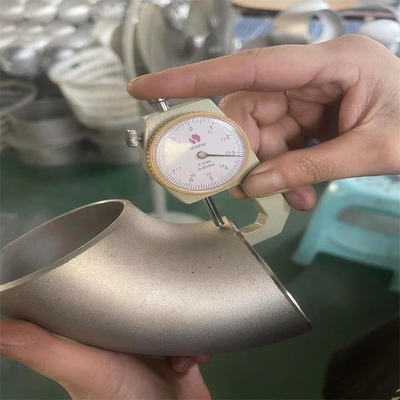 1" Curved Tube Elbow ASTM A40345 Stainless Steel 45 Degree Elbow Raw Material Equal To Pipe