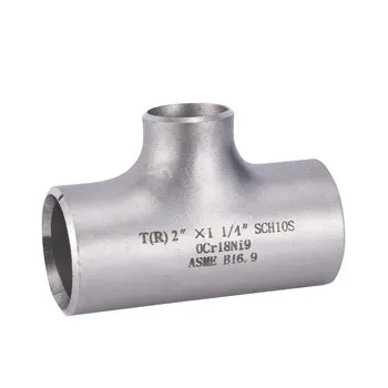 304 Stainless Steel Tee Forged Butt Weld Fittings Reducing Tee Three Ways Hot Sale