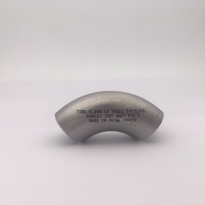 Super Duplex Stainless Steel 2507 90° LR Elbow Seamless ASME B16.9