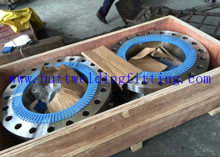 UNS S31254 Forged Steel Flanges Stainless Steel Pipe Flanges 6MO ASTM A182 F44 300lB