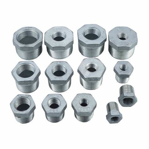 Low Alloy A234  Bushing Threaded Forged Pipe Fittings Reducer Bushing Steel  For Industry