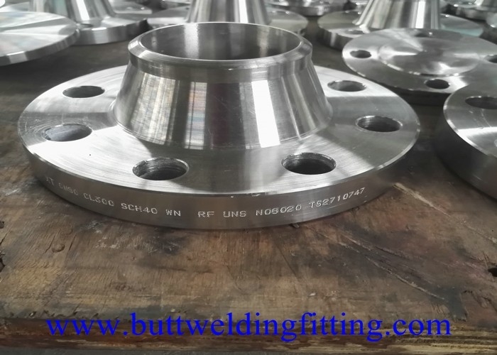 Nickel Alloy Steel N08020 CL300 4'' SCH40 RF Welding Neck Flanges