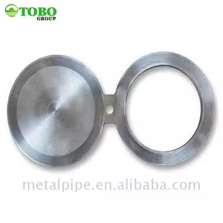 ANSI 6 Inch #150 Stainless Steel Spectacle Blind Flange Metal-Free Sample Pipe Fittings