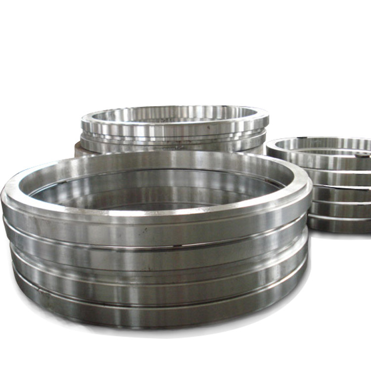 Customized Super Large Seamless Stainless Steel Forged Ring Hot Rolling Heavy Solid Solution Forging Parts
