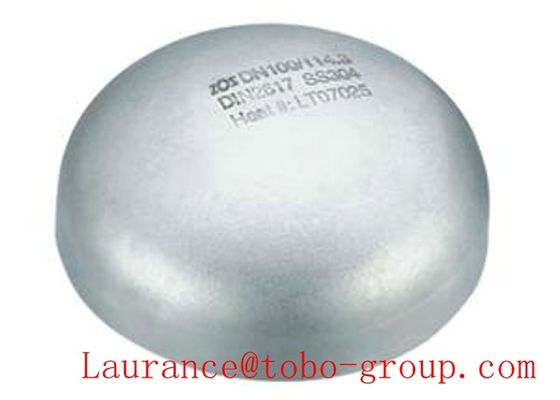 용액 풀림 맞대기 용접 피팅 파이프 캡 316L SCH80 ASME B16.9 DN100