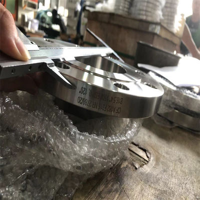 WN Flange, RFFE, BE, 2", SCH40, CL900, ASME-B16.5, ASTM A182 Gr.F 44 (UNS 531254)