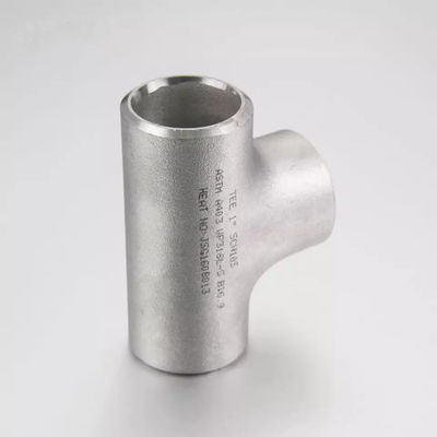 Marine Offshore Grade High Pressure Stainless Steel Butt Weld Tee 2500lbs SCH80S 316L