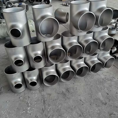 Seaworthy Packed PMI Tested Durable Stainless Steel Butt Weld Tee ASME B16.9
