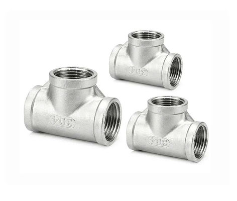 Food Grade Sanitary SS316 Stainless Steel Pipe Fitting Tee