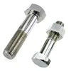 High Strength DIN933 Hexagon Head Ti Bolt Grey Hex Drive Machine Titanium Bolt with Nut