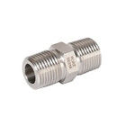 Stainless Steel Forged Pipe Fittings NPT/BSPT Male Thread Connectors Hex Nipple
