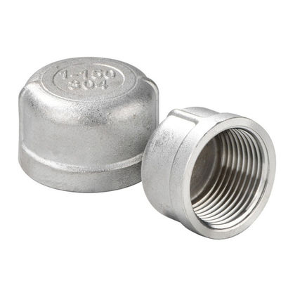 Polished Stainless Steel Pipe End Caps Round for Various Connection Methods