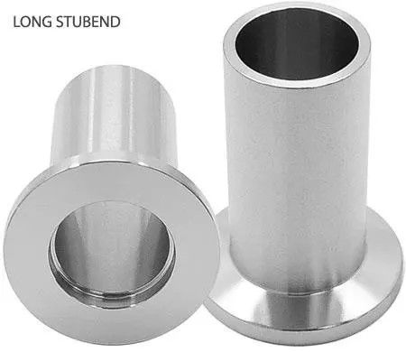CuNi 90/10 4'' 16BAR ASME B16.9 Pipe Fittings long type Stainless Steel Stub End