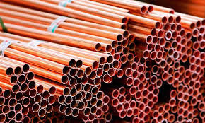 CuNi90/10 Copper Nickel Tube / Straight Copper pipe CuNi 90/10 6 - 12m Length