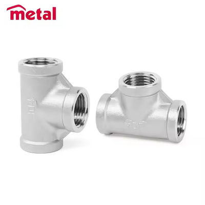 Sanitary Equal T-Shape Stainless Steel Welded Tee with Polished Mirror Fittings