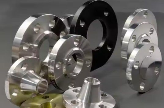 Manufacturer's Carbon Steel A105 Weld Neck Flange ISO ANSI JIS DIN Forged Available