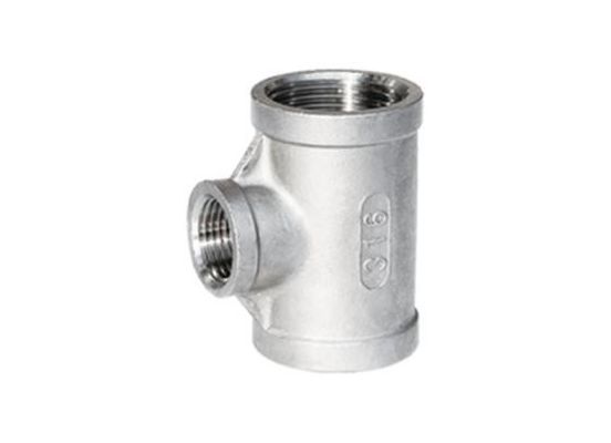 DN 2'' * 1'' SCH STD Forged Pipe Fittings Threaded Reducer Tee ANSI B16.9