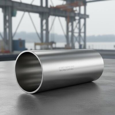 미러 듀플렉스 스테인리스 스틸 파이프 내부 지름 사용자 정의 표준 JIS 해상 장비 및 해상 플랫폼에 이상적입니다