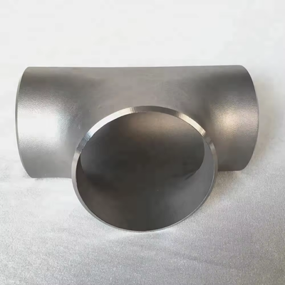 ASME B16.9 Barred Tee Butt Weld SCH 80 Stainless Steel Corrosion Resistant Pipe Fitting