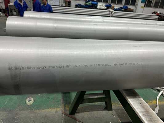 JIS Standard Duplex Stainless Steel Pipe Customized OD & Length Available