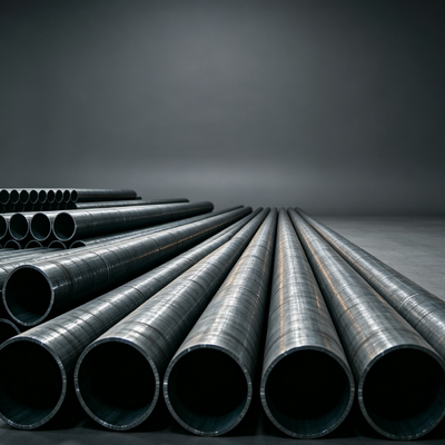 API 5L X52 ERW Carbon Steel Line Pipe High Frequency Induction Welded 21.3mm-610mm OD EN10217 S355JRH for Oil Water Pipeline